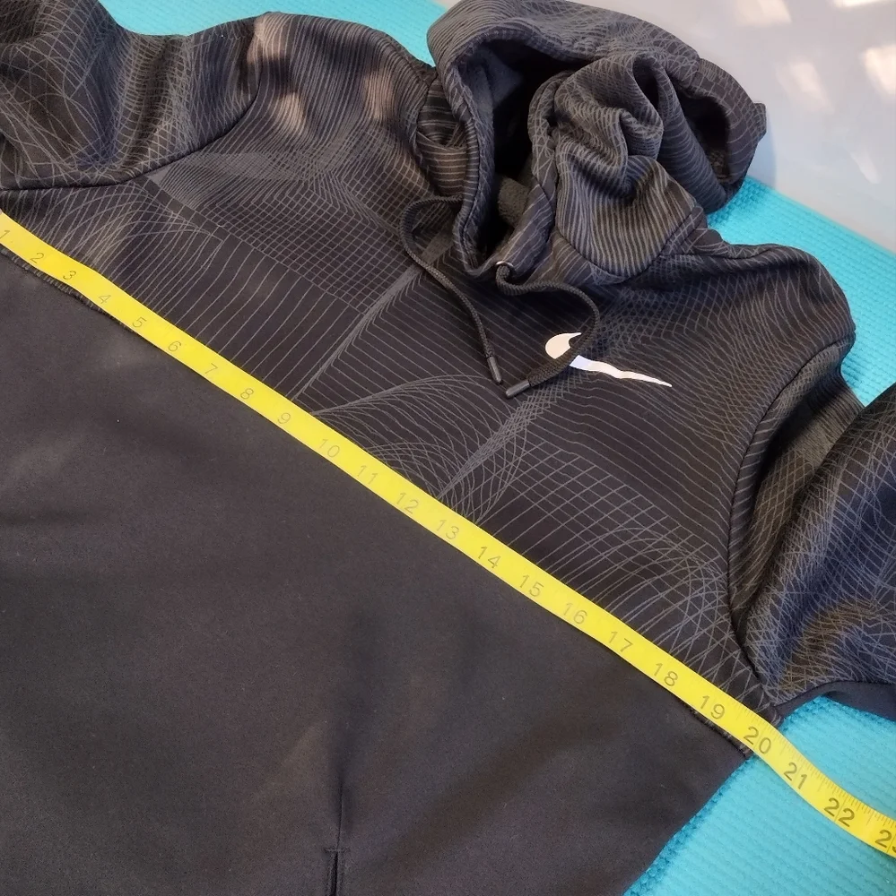 Nike Dri-Fit Men's Hoodie Pullover Sweatshirt Fleece Lined Black Size M